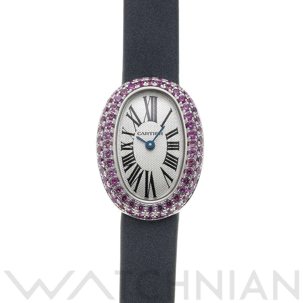 カルティエ ミニ ベニュワール WB513031 シルバー レディース 時計 【中古】【wristwatch】