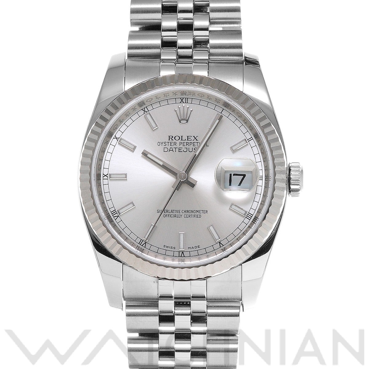 ロレックス デイトジャスト 36 116234 シルバー メンズ 時計 【中古】【wristwatch】