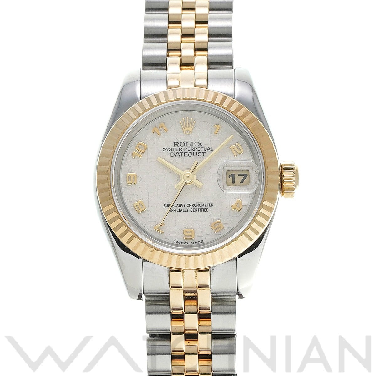 ロレックス レディ デイトジャスト 26 179173 アイボリーコンピュータ レディース 時計 【中古】【wristwatch】