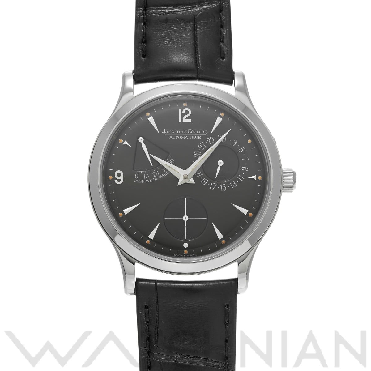 ジャガー ルクルト マスター リザーブ ド マルシェ 140.840.937B グレー メンズ 時計 【中古】【wristwatch】