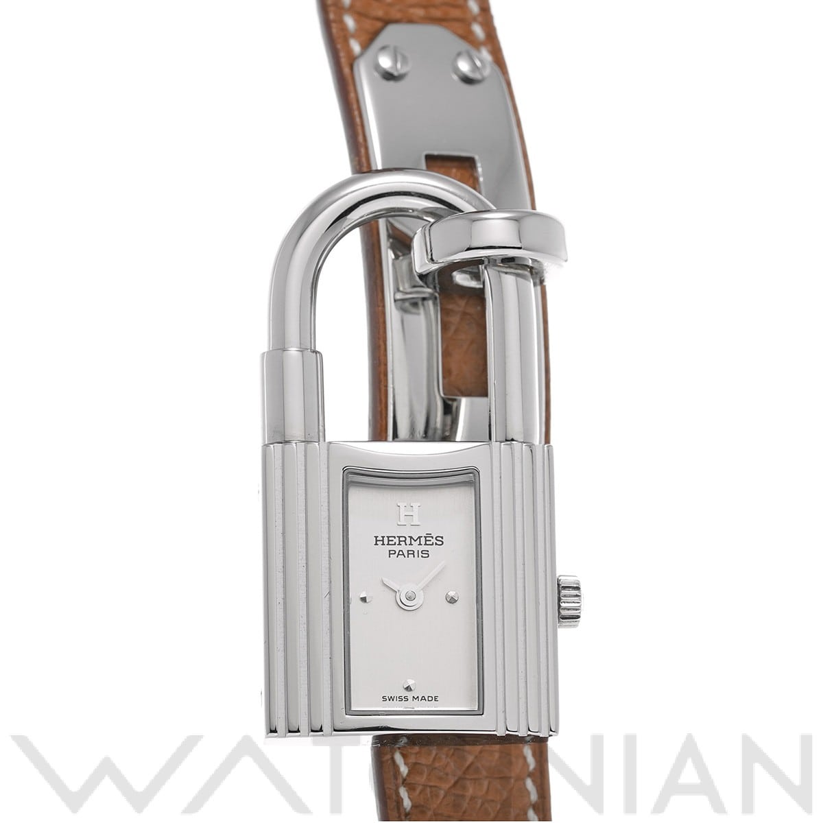 エルメス ケリーウォッチ KE1.210 シルバー レディース 時計 【中古】【wristwatch】