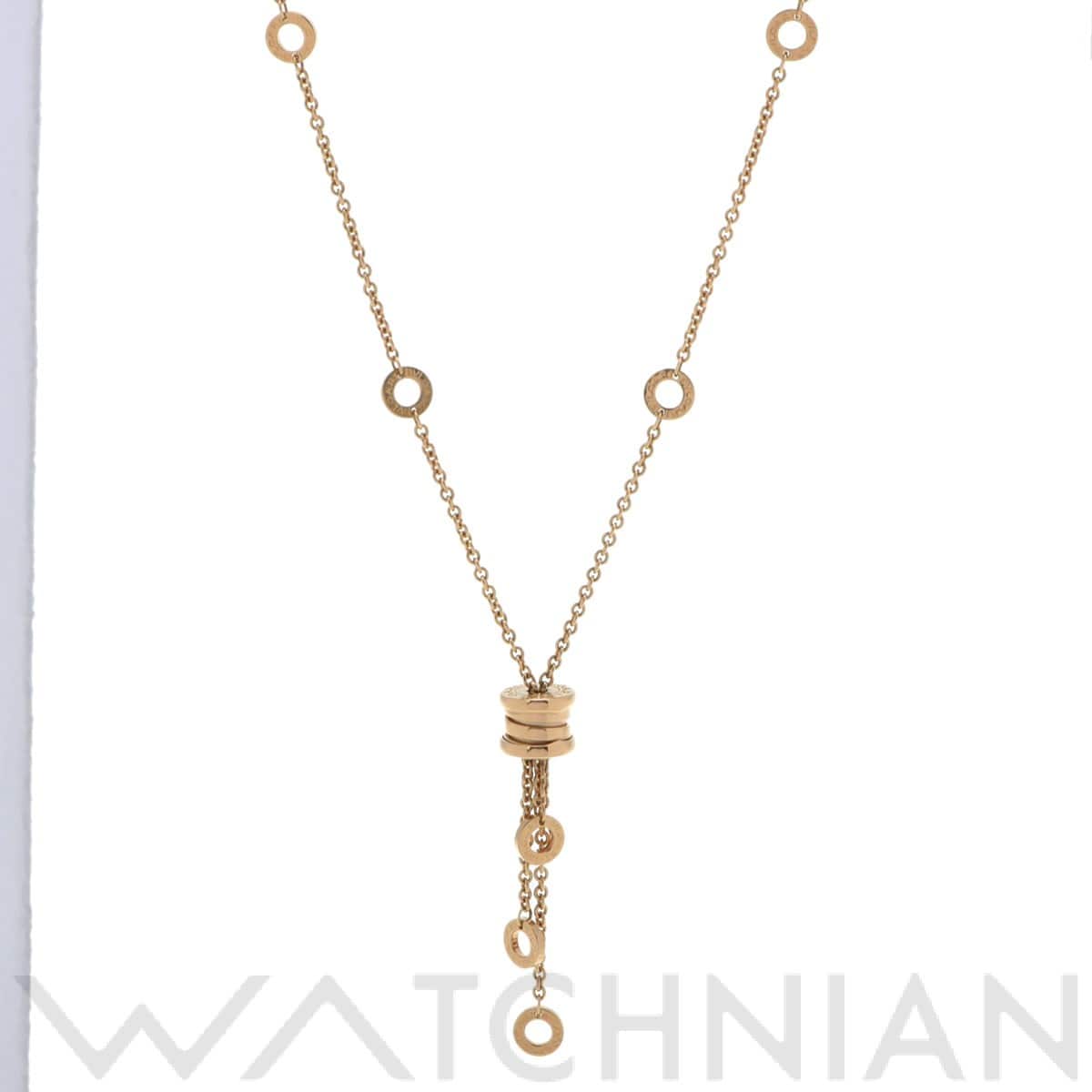 ブルガリ B-ZERO1 エレメント ネックレス ゴールド K18イエローゴールド YG レディース ジュエリー 【中古】【jewelry】