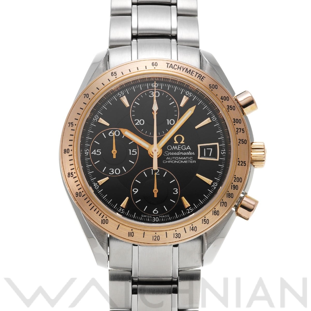 オメガ / OMEGA スピードマスター デイト 323.21.40.40.01.001 ブラック メンズ 時計 【中古】【wristwatch】