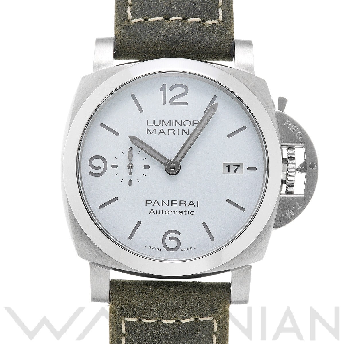 ルミノールマリーナ 1950 3デイズ PAM01314 X番(2021年製造) ホワイト パネライ PANERAI メンズ 【中古】