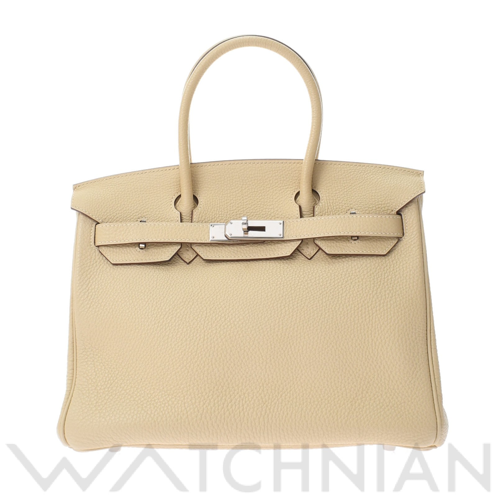 バーキン 30 パーシュマン/パラジウム金具 トゴ HERMES エルメス レディース 【中古】
