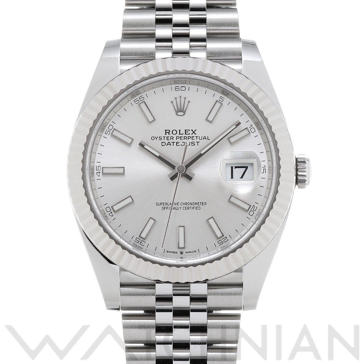 ロレックス デイトジャスト 41 126334 シルバー メンズ 時計 【中古】【wristwatch】