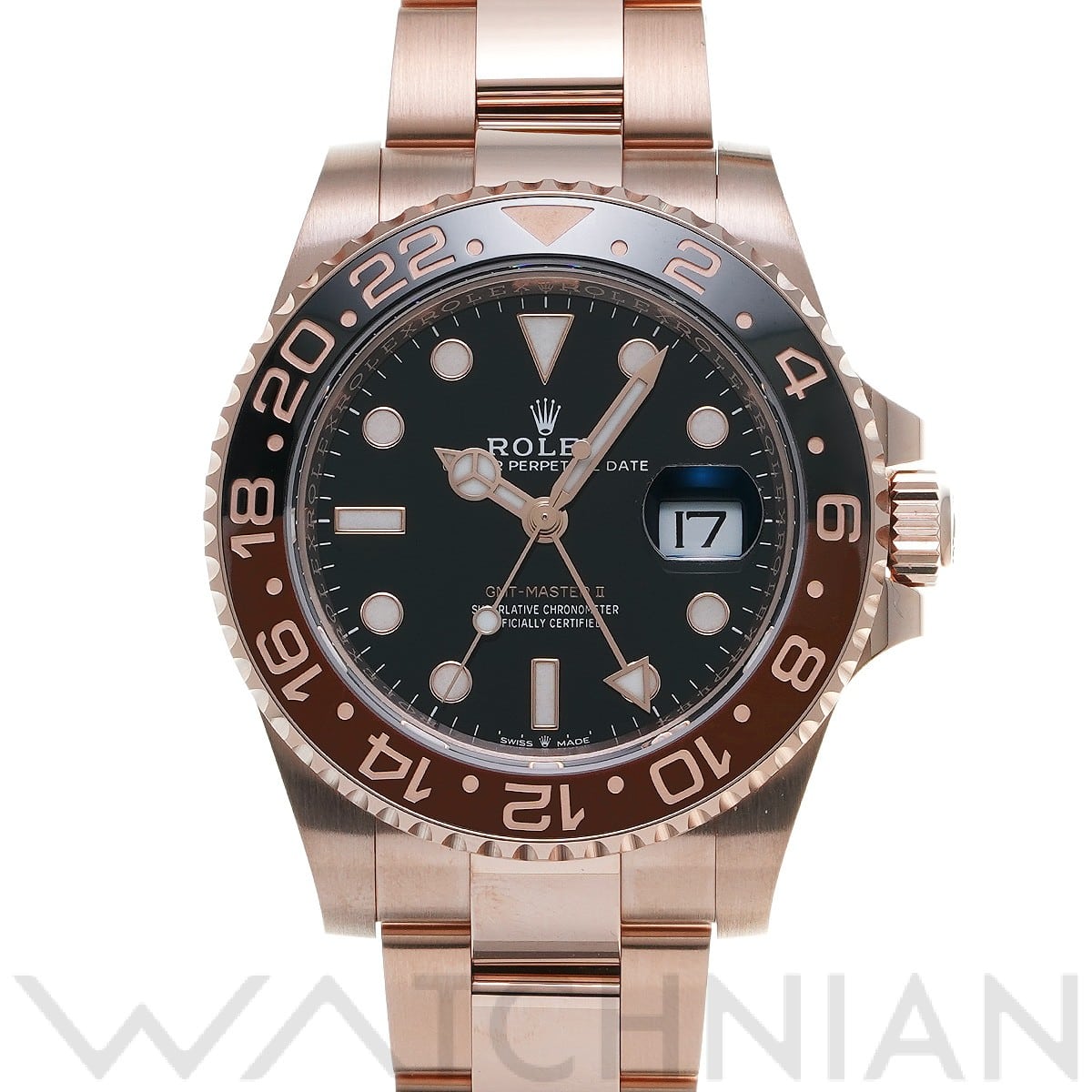 GMTマスターII 126715CHNR ランダムシリアル ブラック ロレックス ROLEX メンズ 【中古】