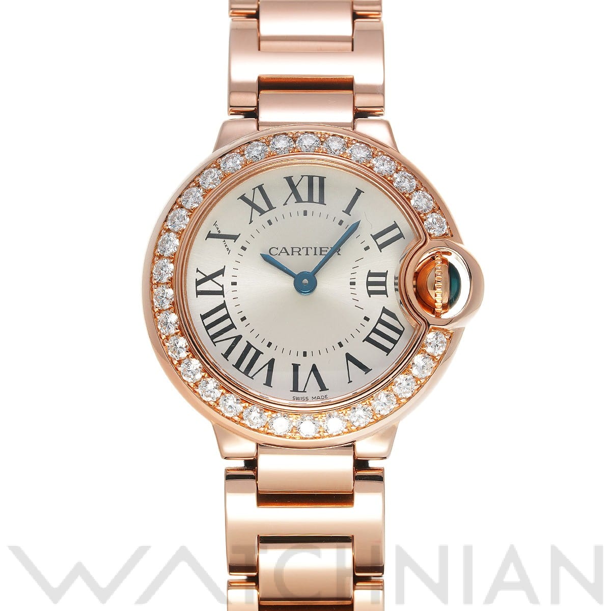 カルティエ / CARTIER バロンブルー ドゥ カルティエ 28mm WE9002Z3 シルバー レディース 時計 【中古】【wristwatch】