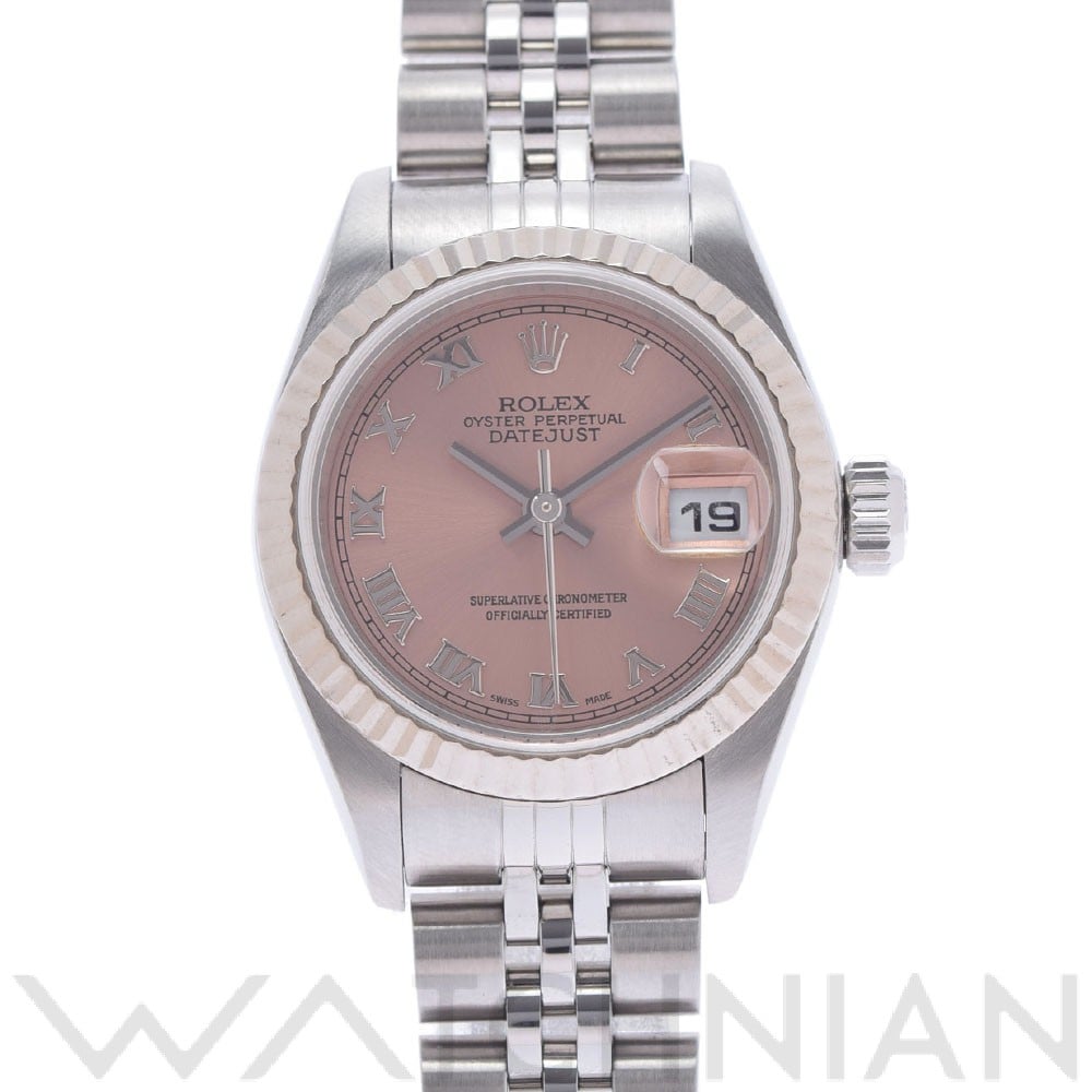 ロレックス デイトジャスト 26 79174 ピンク レディース 時計 【中古】【wristwatch】