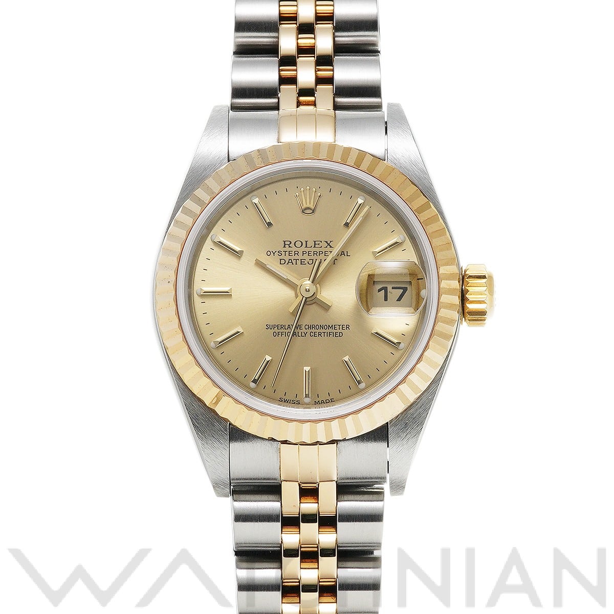 ロレックス デイトジャスト 26 79173 シャンパン レディース 時計 【中古】【wristwatch】