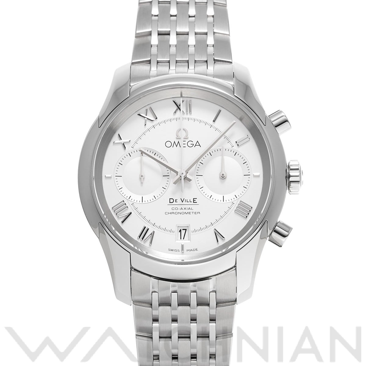 オメガ / OMEGA デ・ヴィル アワービジョン コーアクシャル クロノグラフ 431.10.42.51.02.001 シルバー メンズ 時計 【中古】【wristwatch】