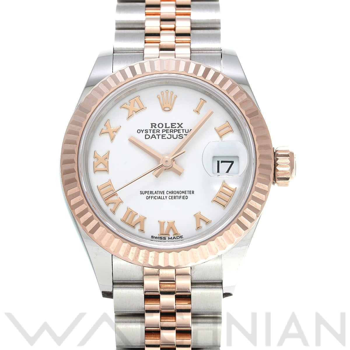 ロレックス レディ デイトジャスト 28 279171 ホワイト レディース 時計 【中古】【wristwatch】