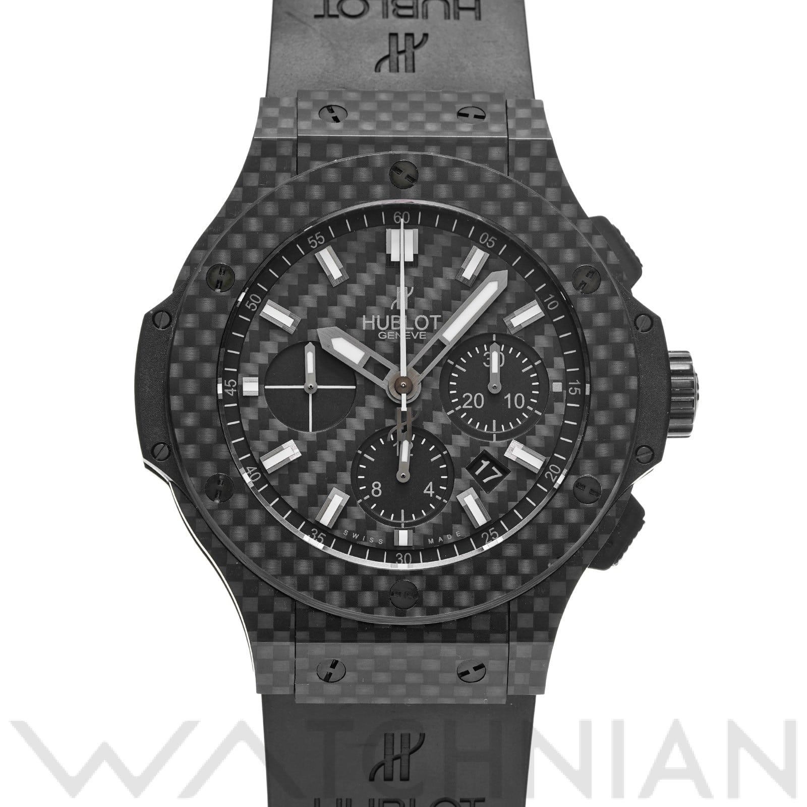 ビッグバン カーボン 301.QX.1724.RX ブラックカーボン ウブロ HUBLOT メンズ 【中古】