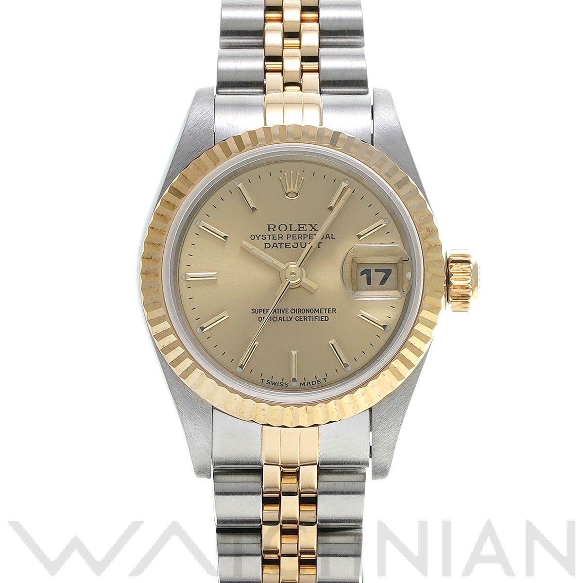 ロレックス デイトジャスト 26 69173 シャンパン レディース 時計 【中古】【wristwatch】