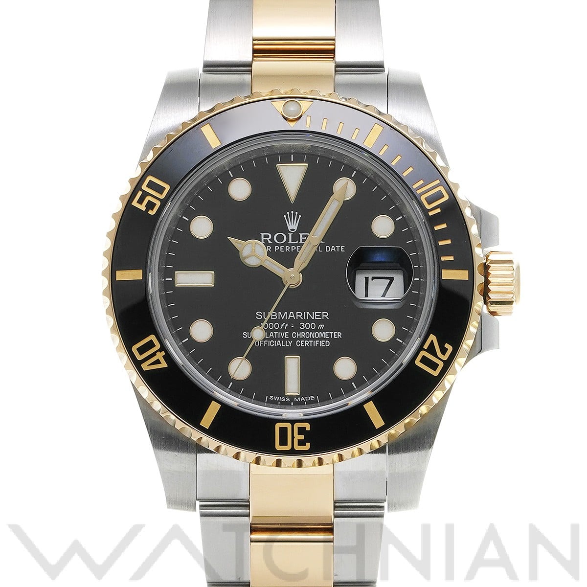 サブマリーナ デイト 116613LN ランダムシリアル ブラック ロレックス ROLEX メンズ 【中古】