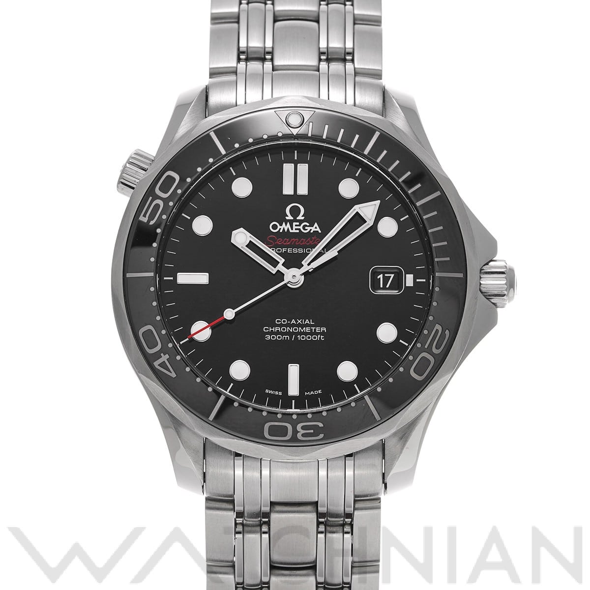 オメガ / OMEGA シーマスター ダイバー300 コーアクシャル 212.30.41.20.01.003 ブラック メンズ 時計 【中古】【wristwatch】