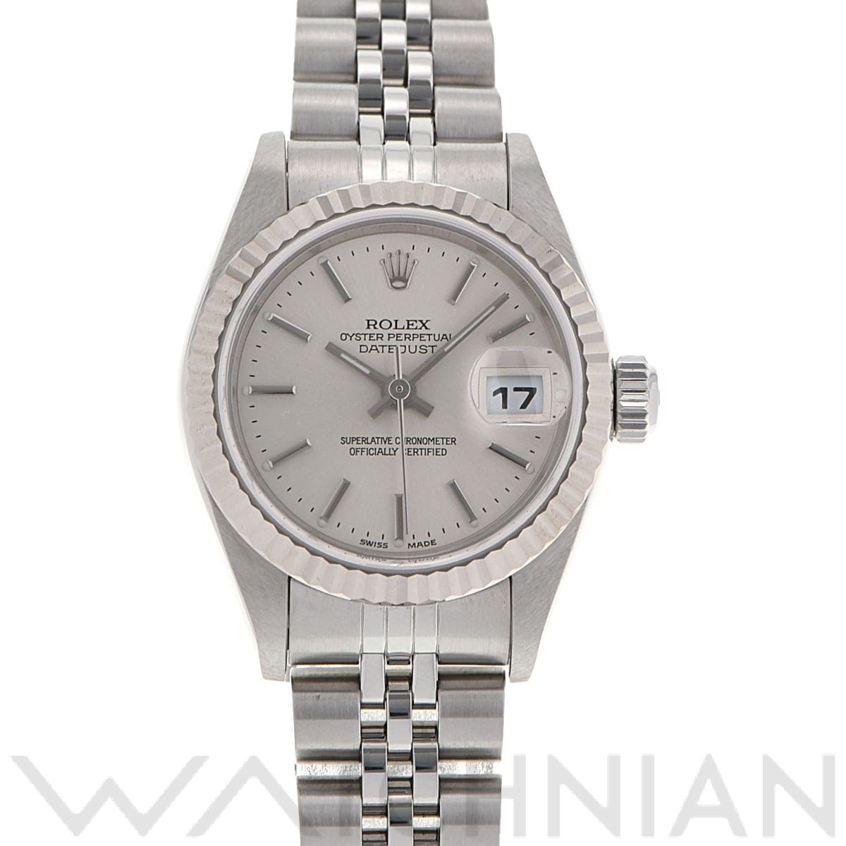 ロレックス デイトジャスト 26 79174 シルバー レディース 時計 【中古】【wristwatch】