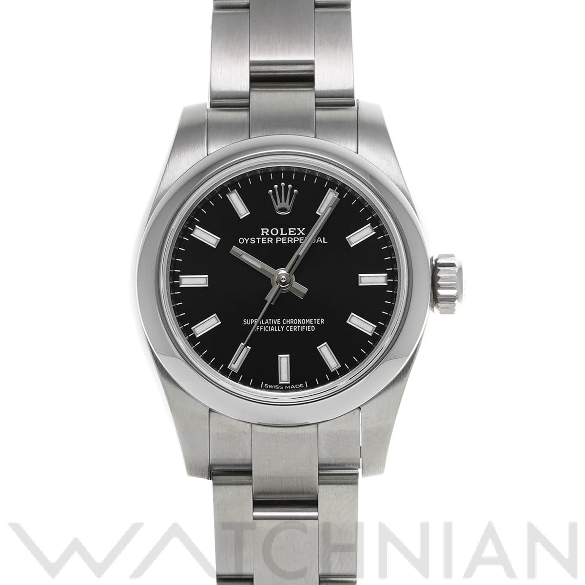 オイスターパーペチュアル 26 176200 ランダムシリアル ブラック ロレックス ROLEX レディース 【中古】