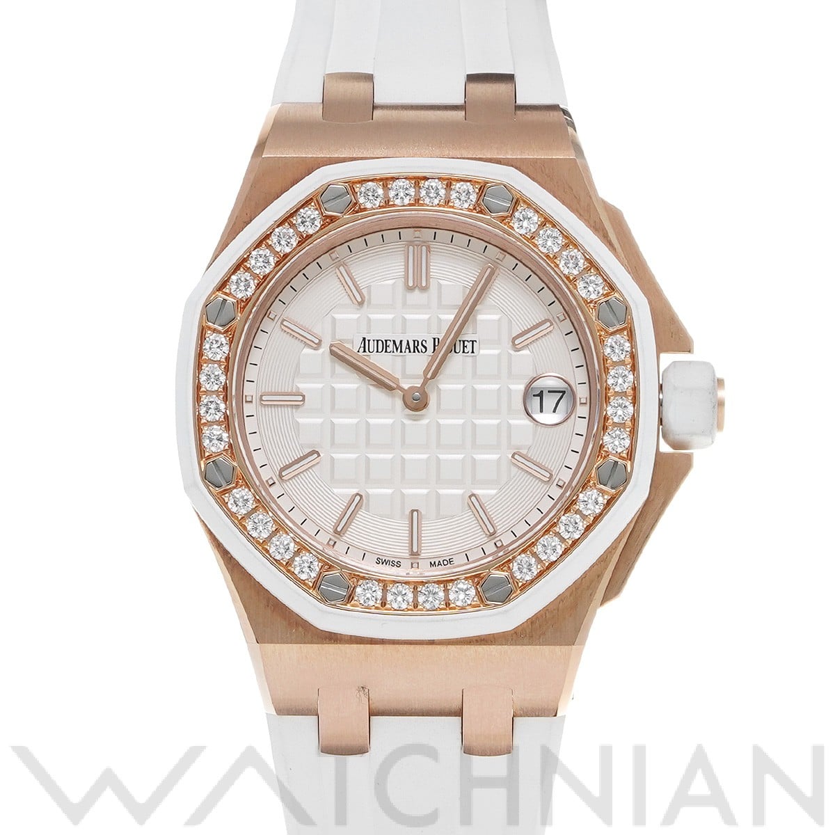 オーデマ ピゲ ロイヤルオーク オフショア クォーツ 67540OK.ZZ.A010CA.01 ライトシルバー レディース 時計 【中古】【wristwatch】