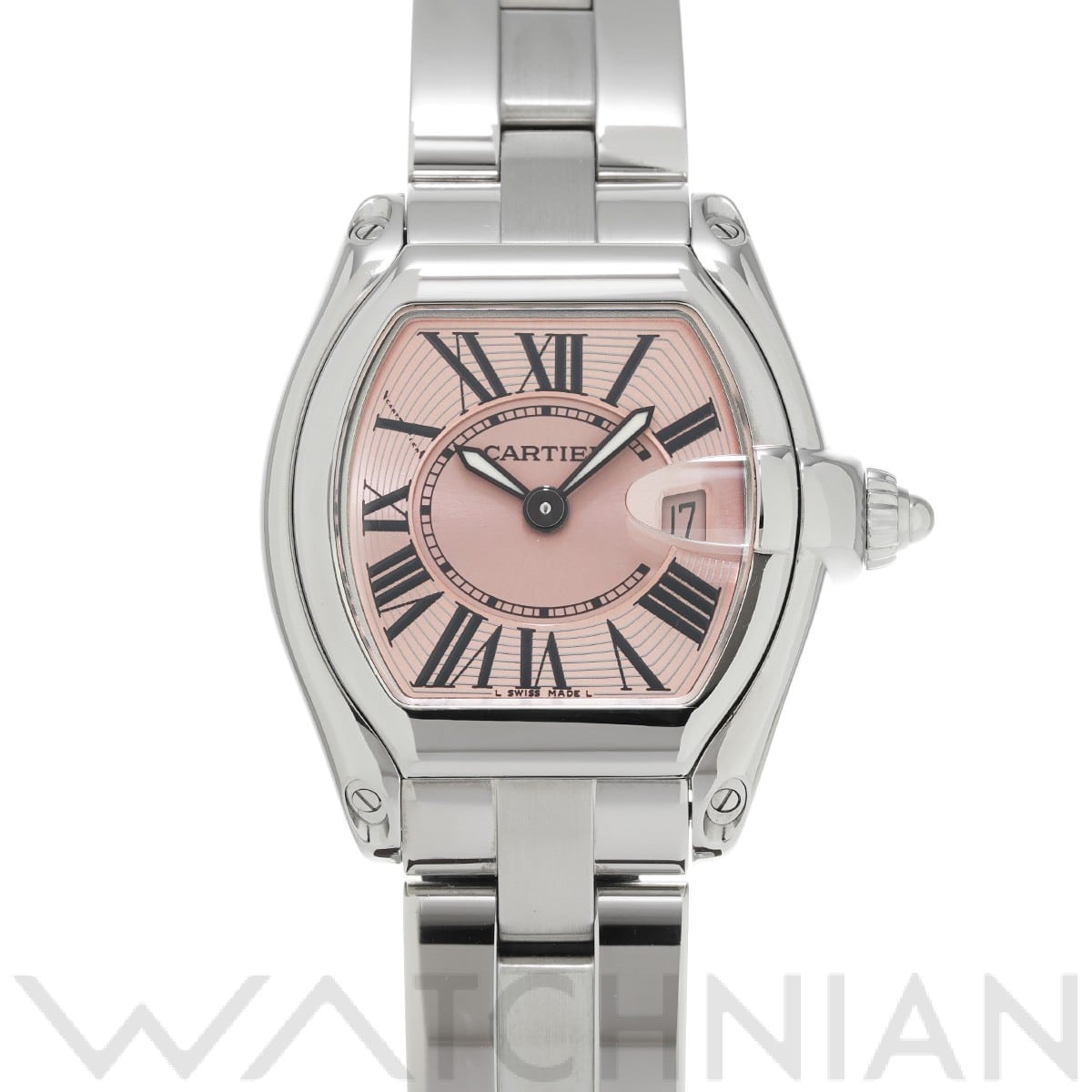 カルティエ / CARTIER ロードスター SM W62017V3 ピンク レディース 時計 【中古】【wristwatch】