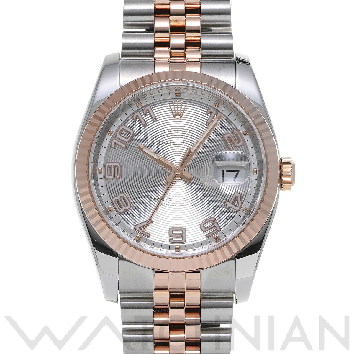 ロレックス デイトジャスト 36 116231 シルバー メンズ 時計 【中古】【wristwatch】