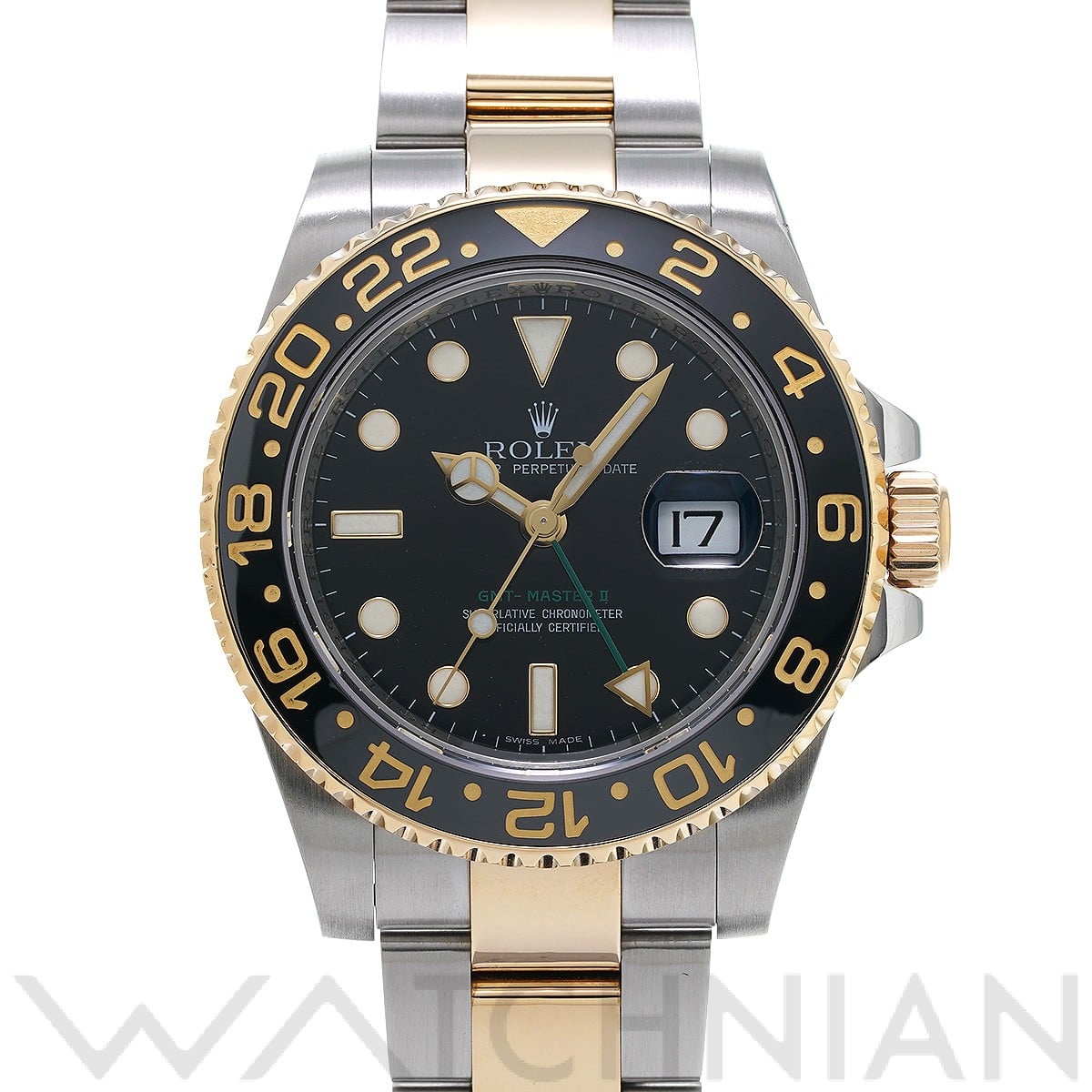 ロレックス GMTマスターII 116713LN ブラック メンズ 時計 【中古】【wristwatch】