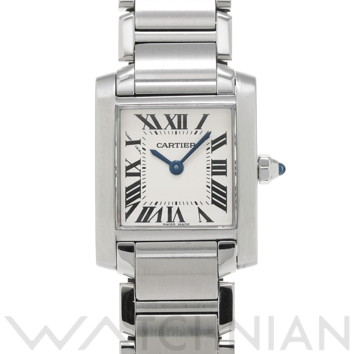 カルティエ / CARTIER タンク フランセーズ SM W51008Q3 シルバー レディース 時計 【中古】【wristwatch】