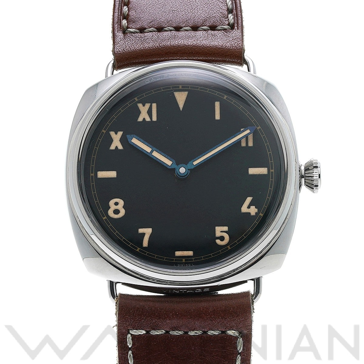 ラジオミール カリフォルニア 3デイズ PAM00448 O番(2012年製造) ブラック パネライ OFFICINE PANERAI メンズ 【中古】