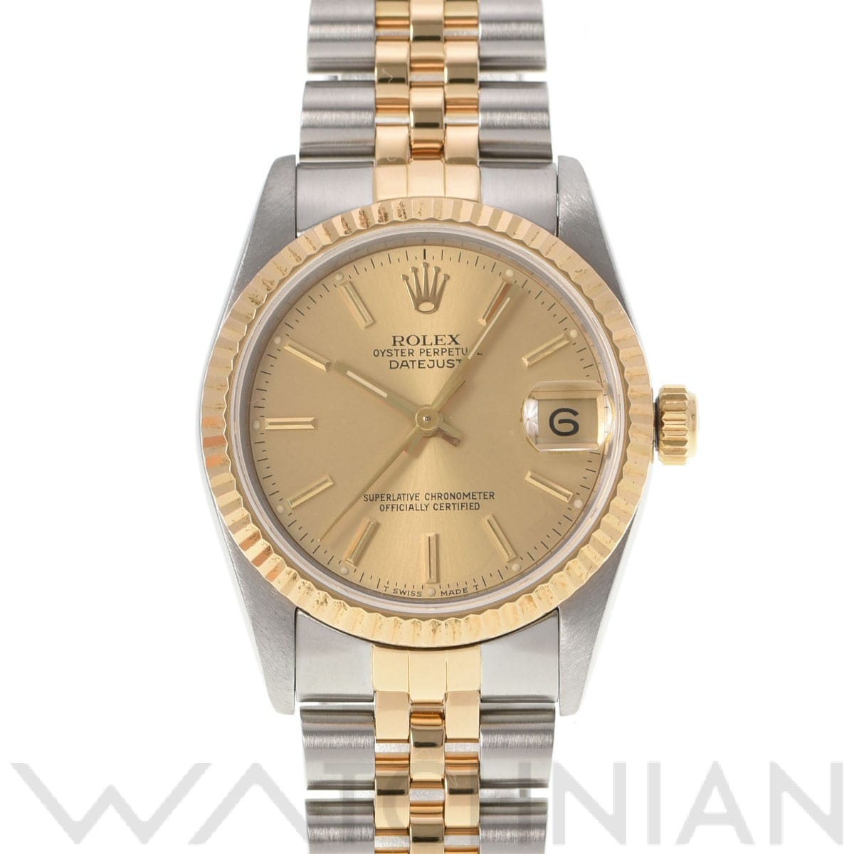 デイトジャスト 68273 E番(1990年頃製造) シャンパン ロレックス ROLEX ユニセックス 【中古】