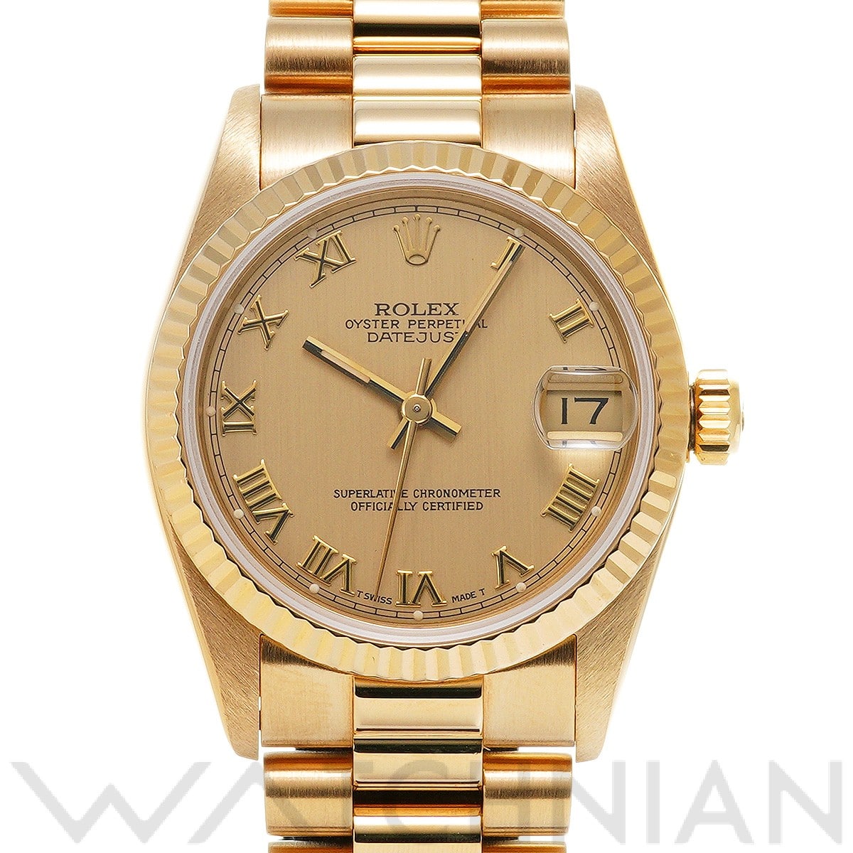 デイトジャスト 68278 N番(1992年頃製造) シャンパン ロレックス ROLEX ユニセックス 【中古】