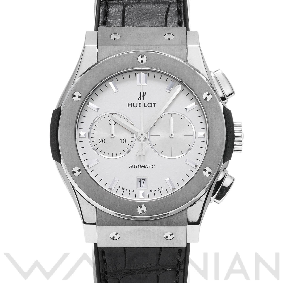 クラシックフュージョン チタニウム クロノグラフ オパリン 541.NX.2611.LR オパリン ウブロ HUBLOT メンズ 【中古】