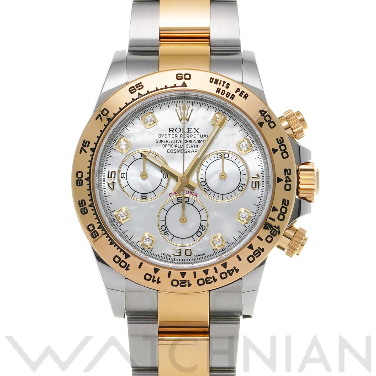 ロレックス コスモグラフ デイトナ 116503NG ホワイトシェル/ダイヤモンド メンズ 時計 【中古】【wristwatch】