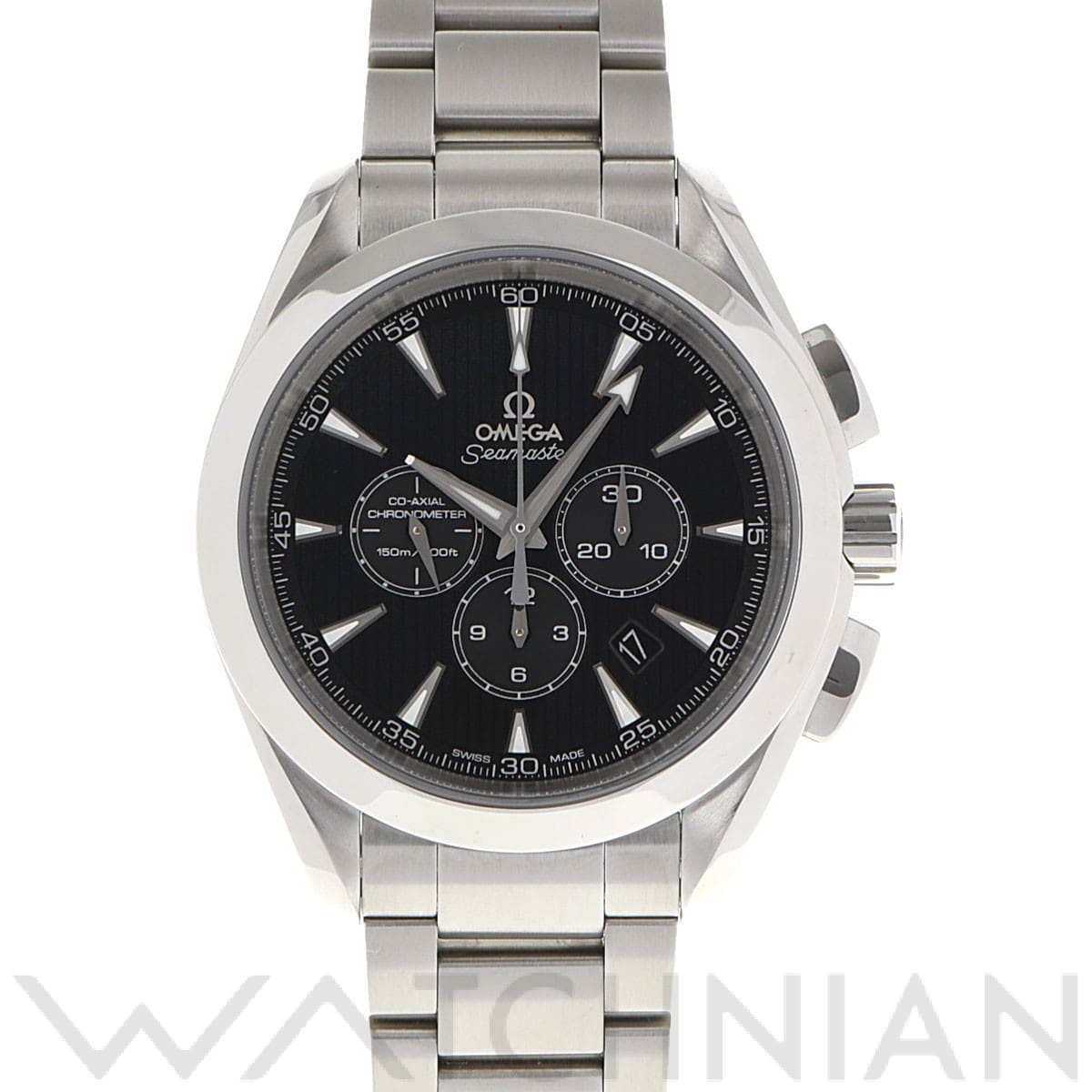 オメガ / OMEGA シーマスター アクアテラ コーアクシャル クロノグラフ 231.10.44.50.01.001 ブラック メンズ 時計 【中古】【wristwatch】