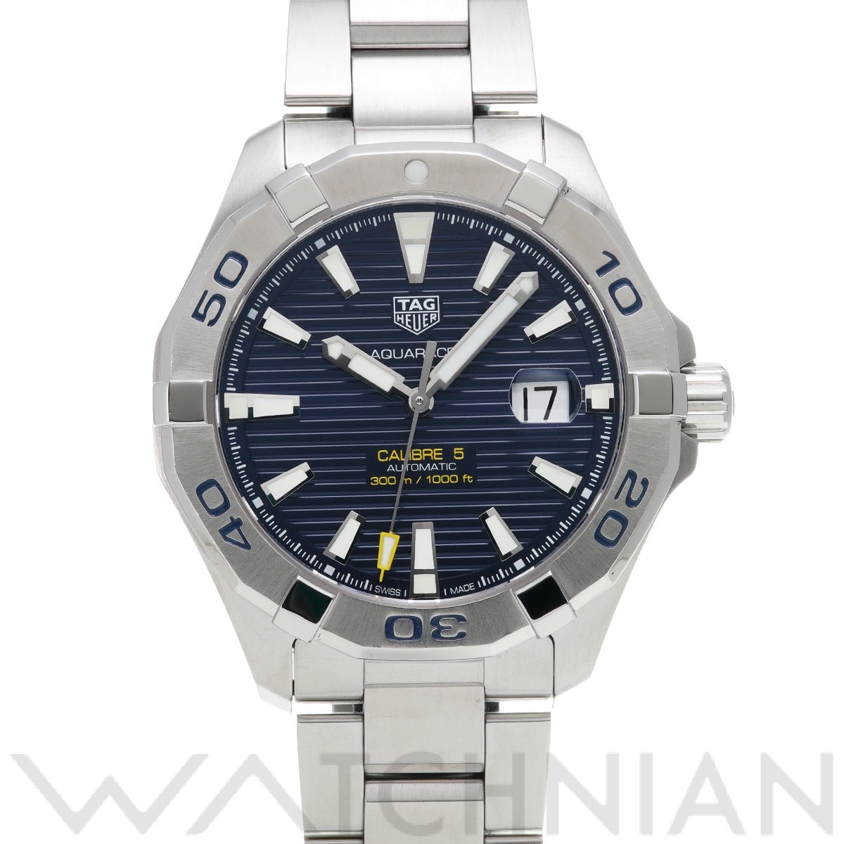 タグ ホイヤー / TAG HEUER アクアレーサー キャリバー5 WAY2012.BA0927 ブルー メンズ 時計 【中古】【wristwatch】