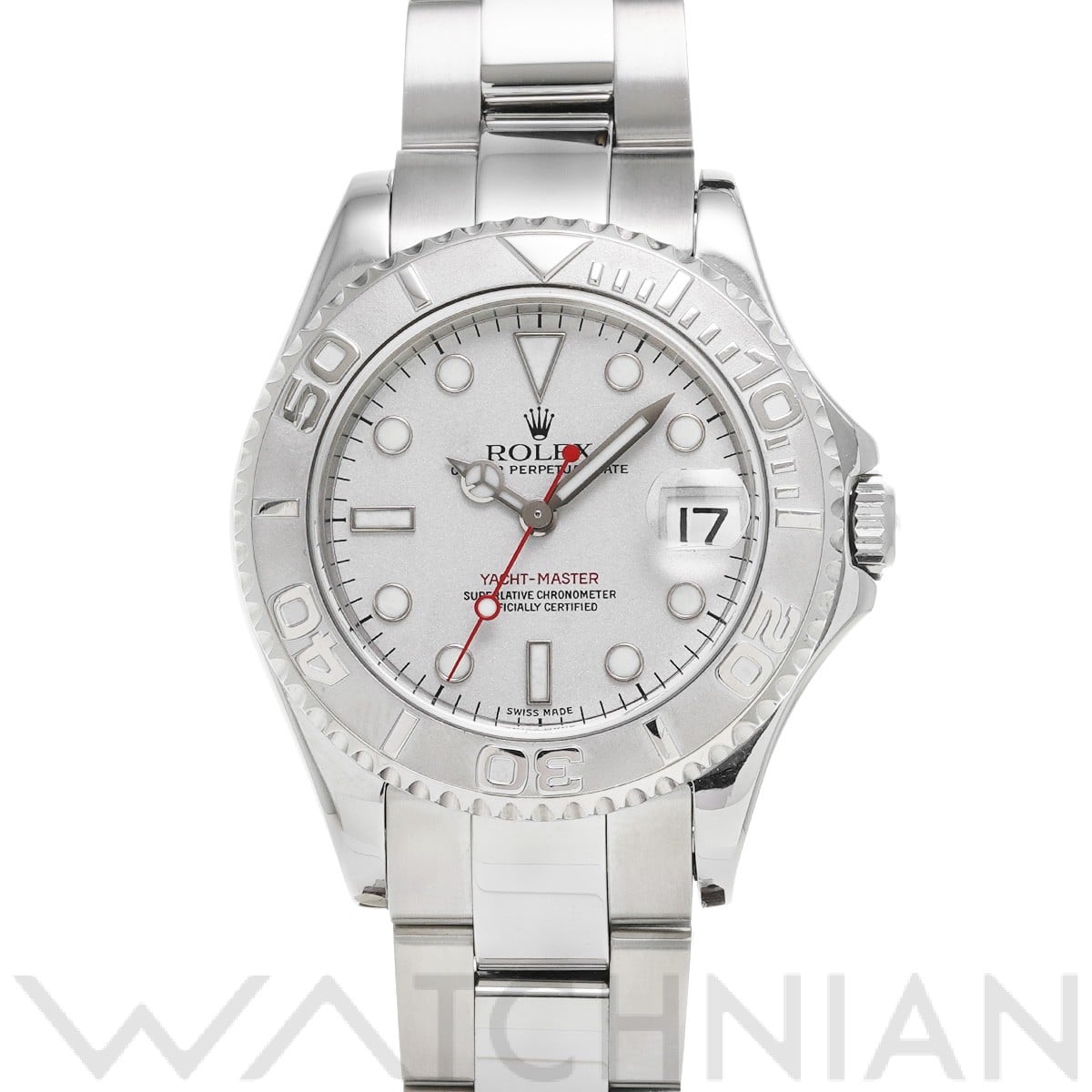 ヨットマスター 34 168622 P番(2001年頃製造) グレー ロレックス ROLEX ユニセックス 【中古】