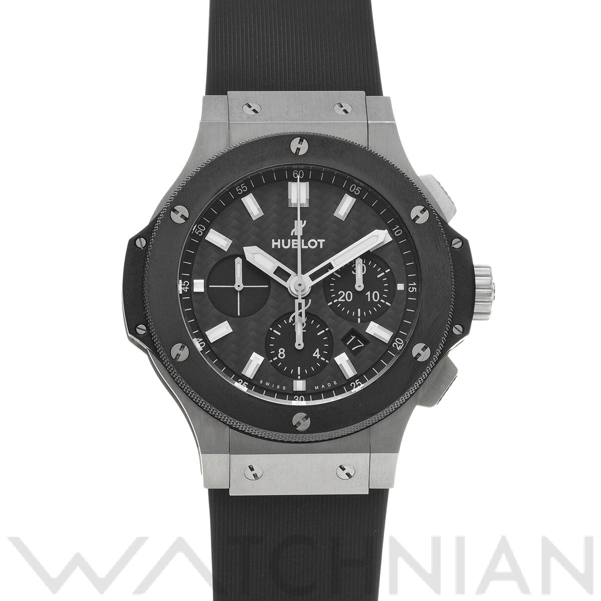 ビッグバン スチール セラミック 301.SM.1770.RX ブラックカーボン ウブロ HUBLOT メンズ 【中古】