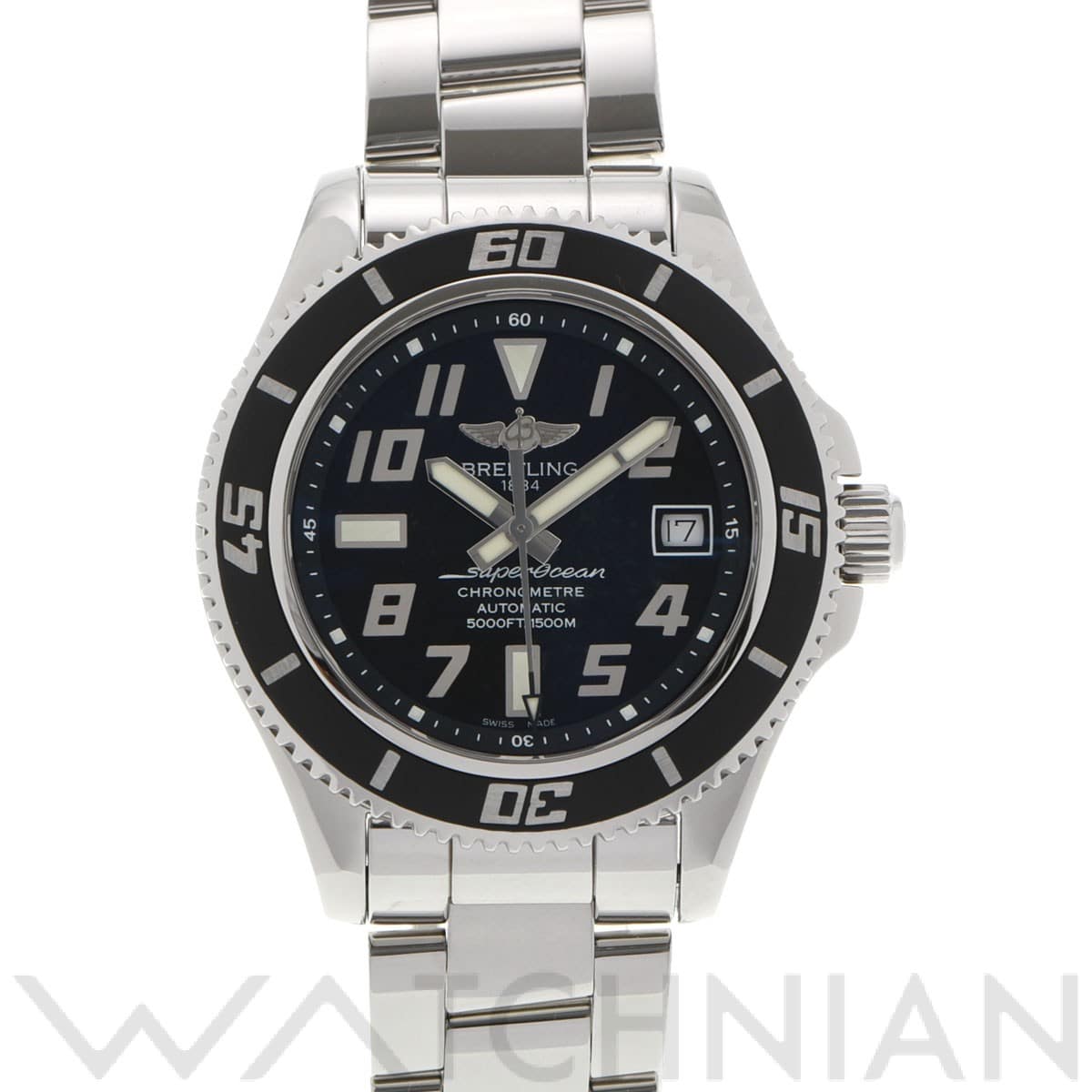 ブライトリング / BREITLING スーパーオーシャン 42 A1736402/BA28 ブラック メンズ 時計 【中古】【wristwatch】