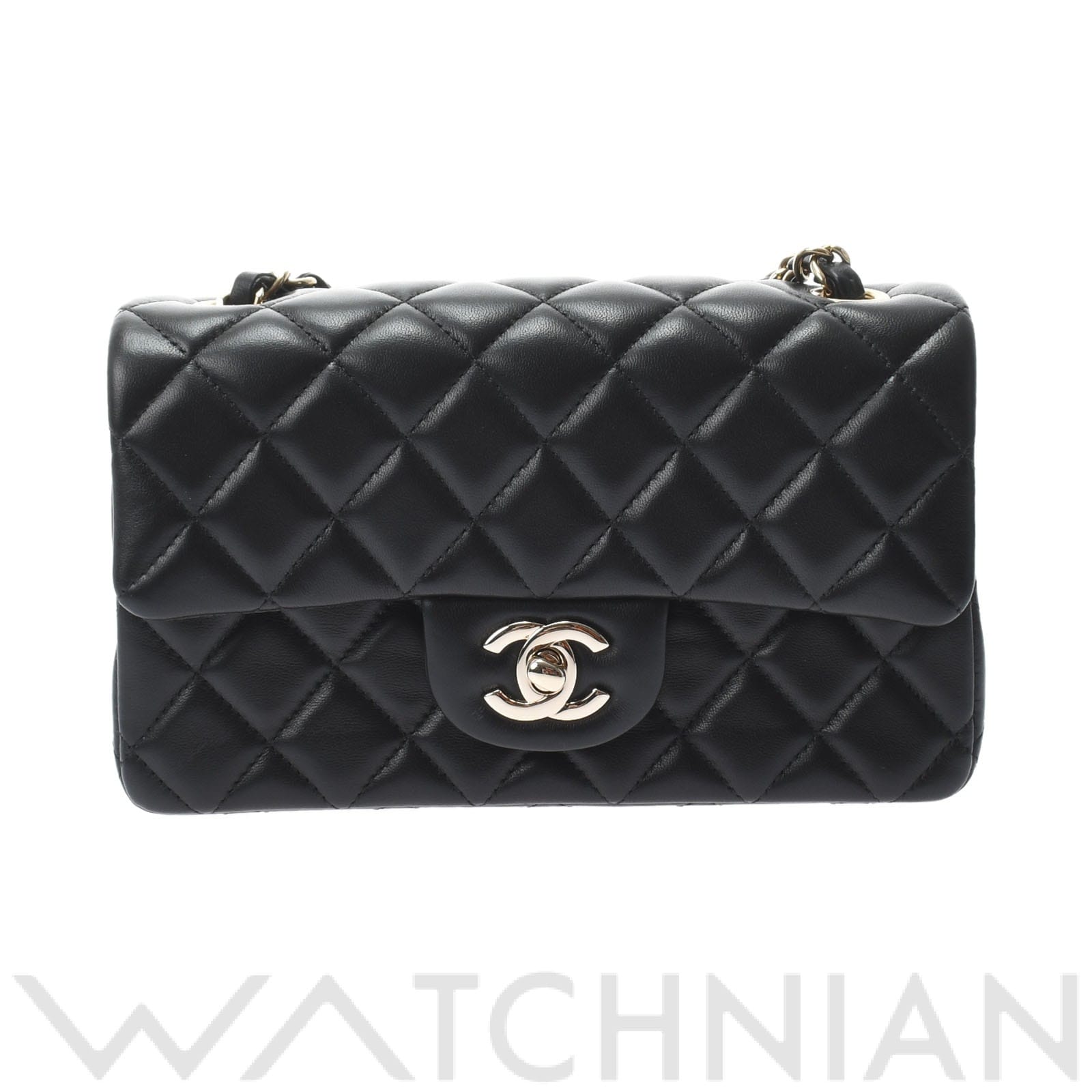 シャネル / CHANEL マトラッセ ミニフラップバッグ20 ブラック A69900 ラムスキン レディース バッグ 【未使用】【bag】