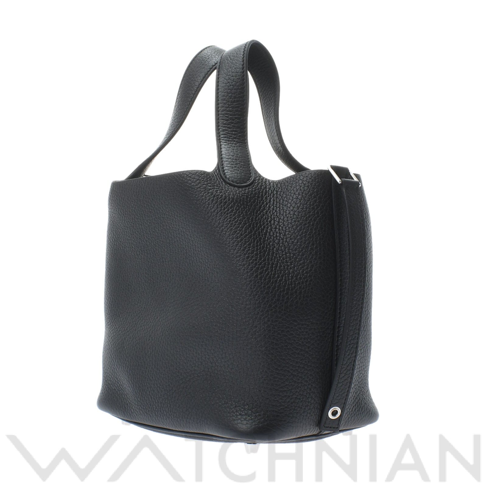 エルメス / HERMES ピコタンロックPM ブラック/パラジウム金具 トリヨンクレマンス レディース バッグ 【未使用】【bag】