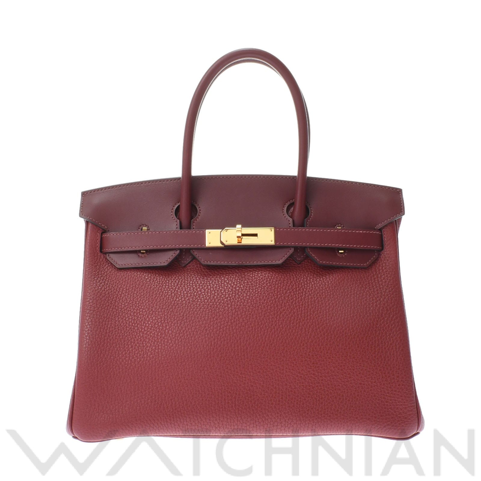 エルメス バーキン 30 タッチ ボルドー/ブーゲンビリア/ゴールド金具 トリヨンクレマンス/ソンブレロ レディース バッグ 【中古】【bag】