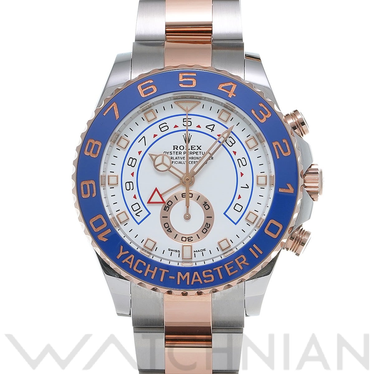 ロレックス ヨットマスターII 116681 ホワイト メンズ 時計 【中古】【wristwatch】