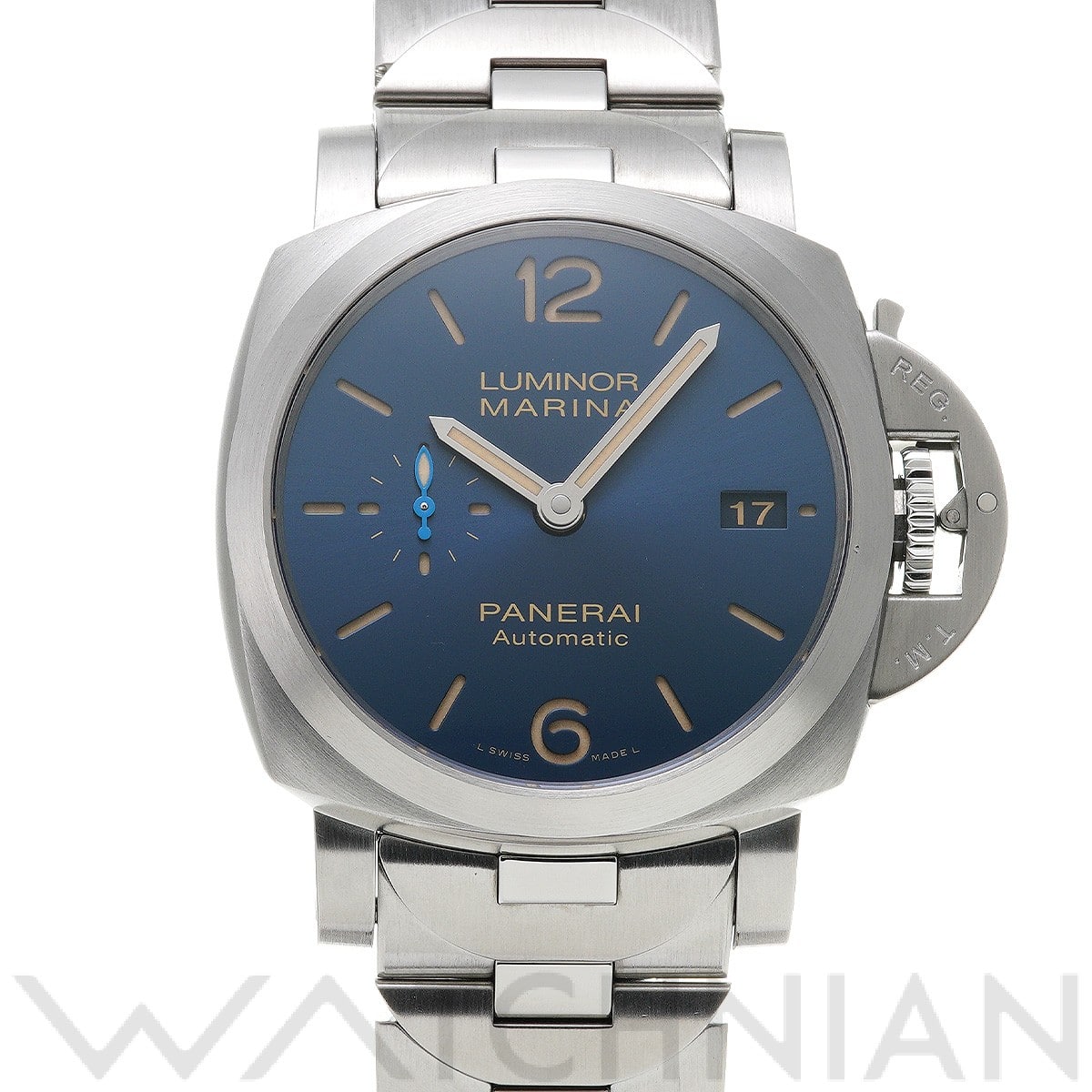 パネライ / PANERAI ルミノールマリーナ PAM01028 ブルー メンズ 時計 【中古】【wristwatch】