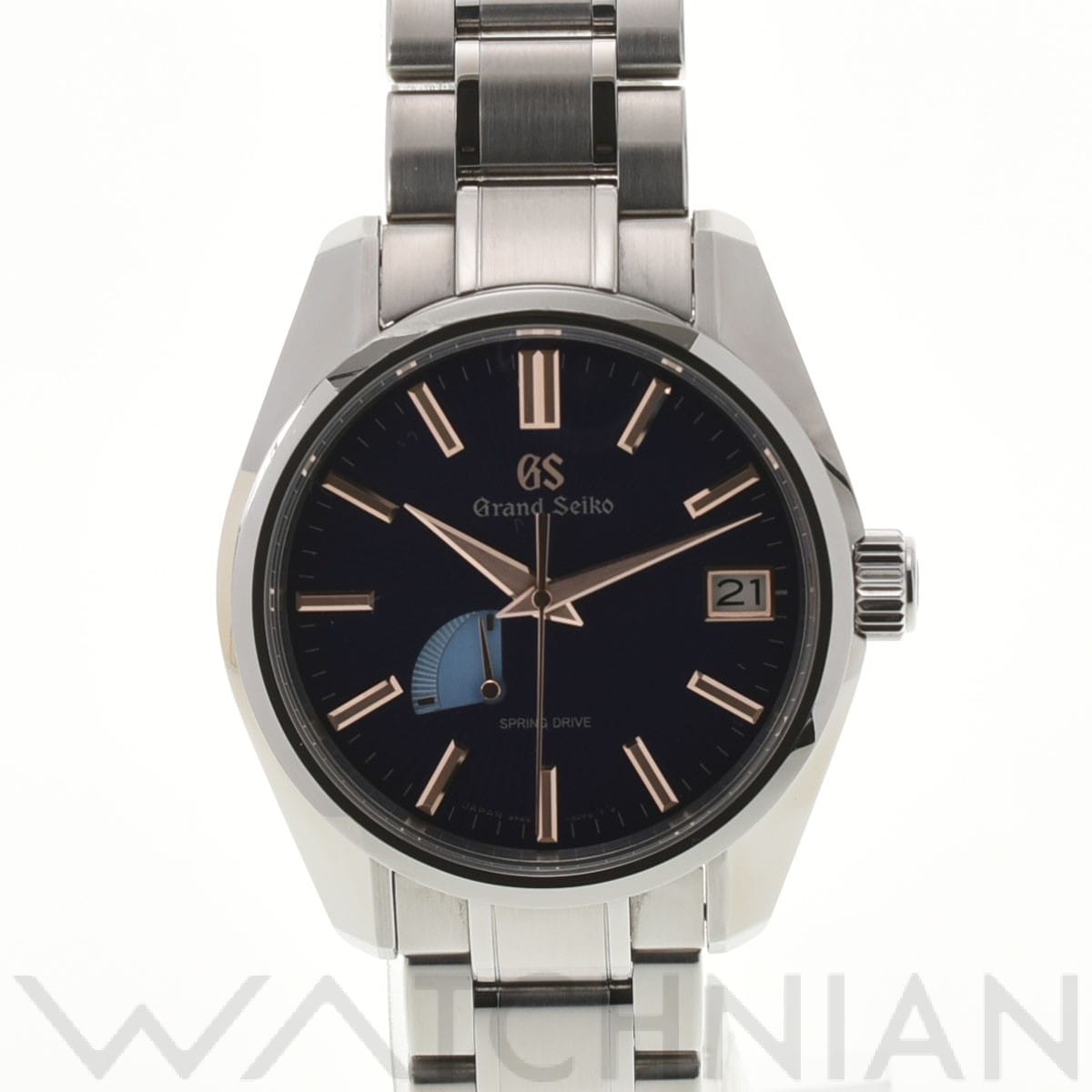グランドセイコー / Grand Seiko ヘリテージコレクション スプリングドライブ SBGA447 ブルー メンズ 時計 【中古】【wristwatch】