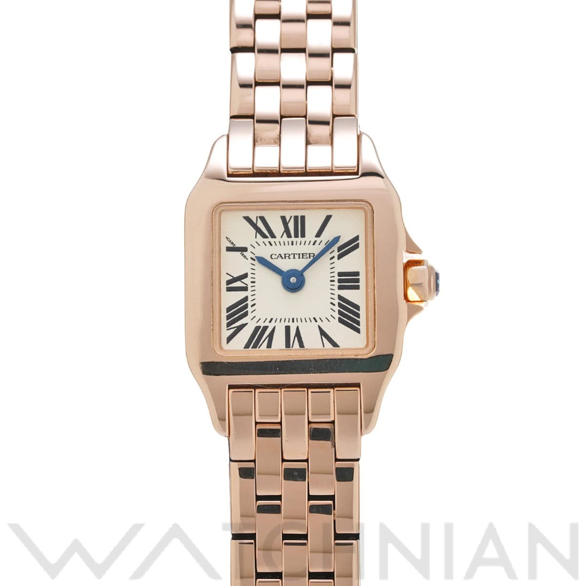 カルティエ / CARTIER ミニサントス ドゥモワゼル W25077X9 シルバー レディース 時計 【中古】【wristwatch】