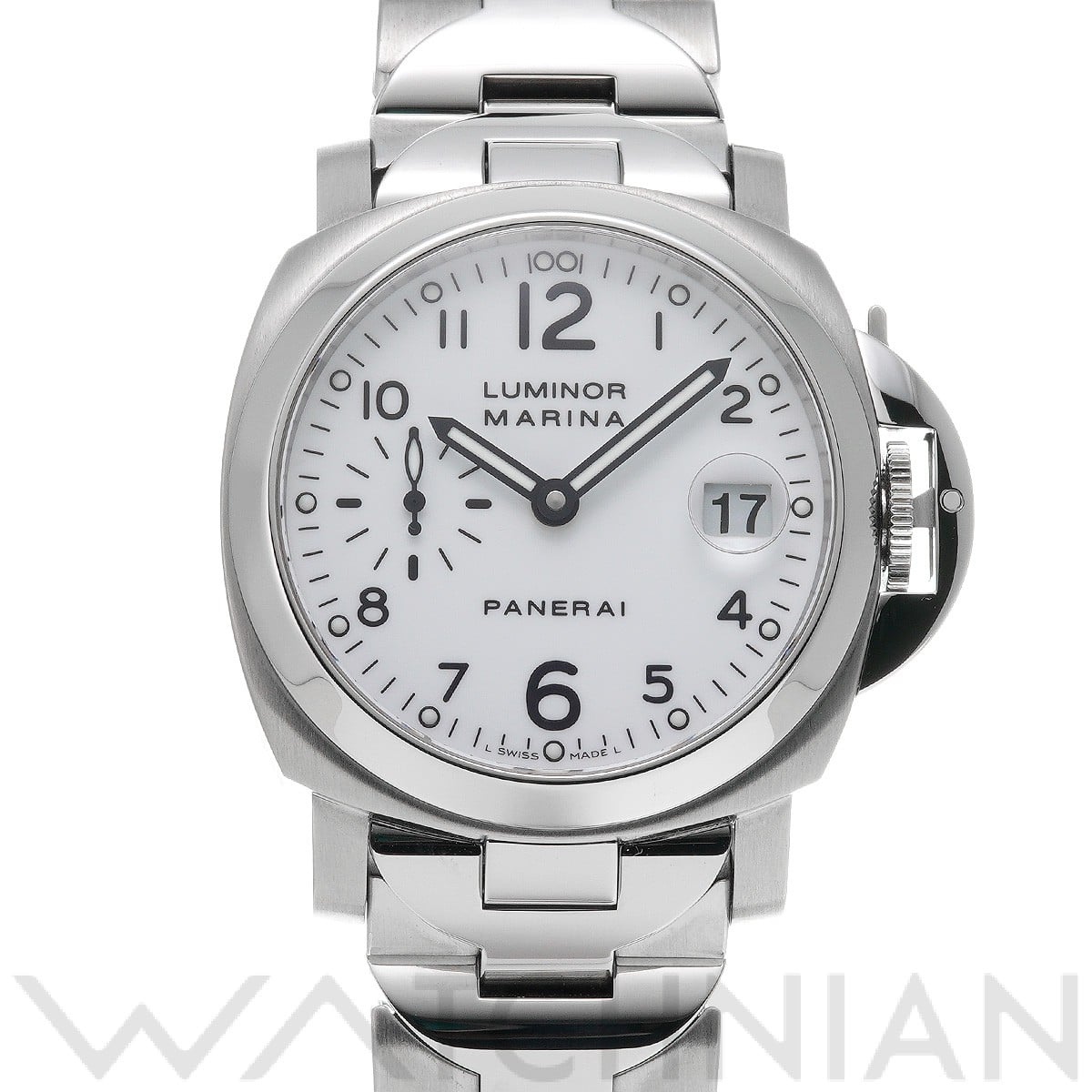 パネライ / PANERAI ルミノールマリーナ PAM00051 ホワイト メンズ 時計 【中古】【wristwatch】