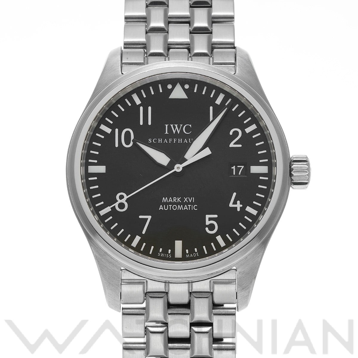IWC パイロットウォッチ マーク XVI IW325504 ブラック メンズ 時計 【中古】【wristwatch】