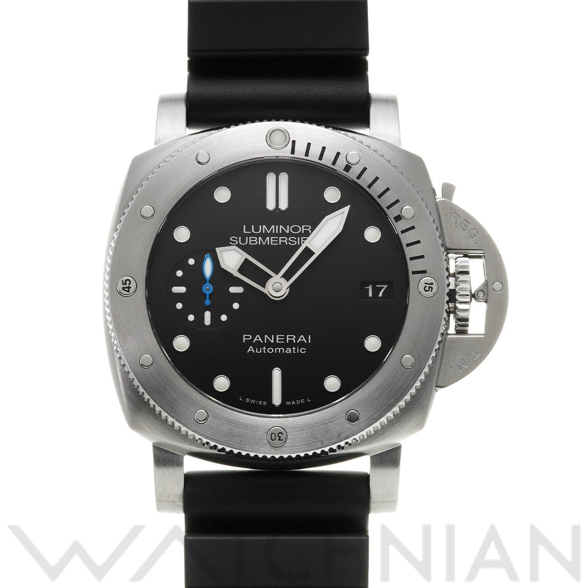 ルミノール サブマーシブル 3デイズ アッチャイオ PAM00682 T番(2017年製造) ブラック パネライ PANERAI メンズ 【中古】