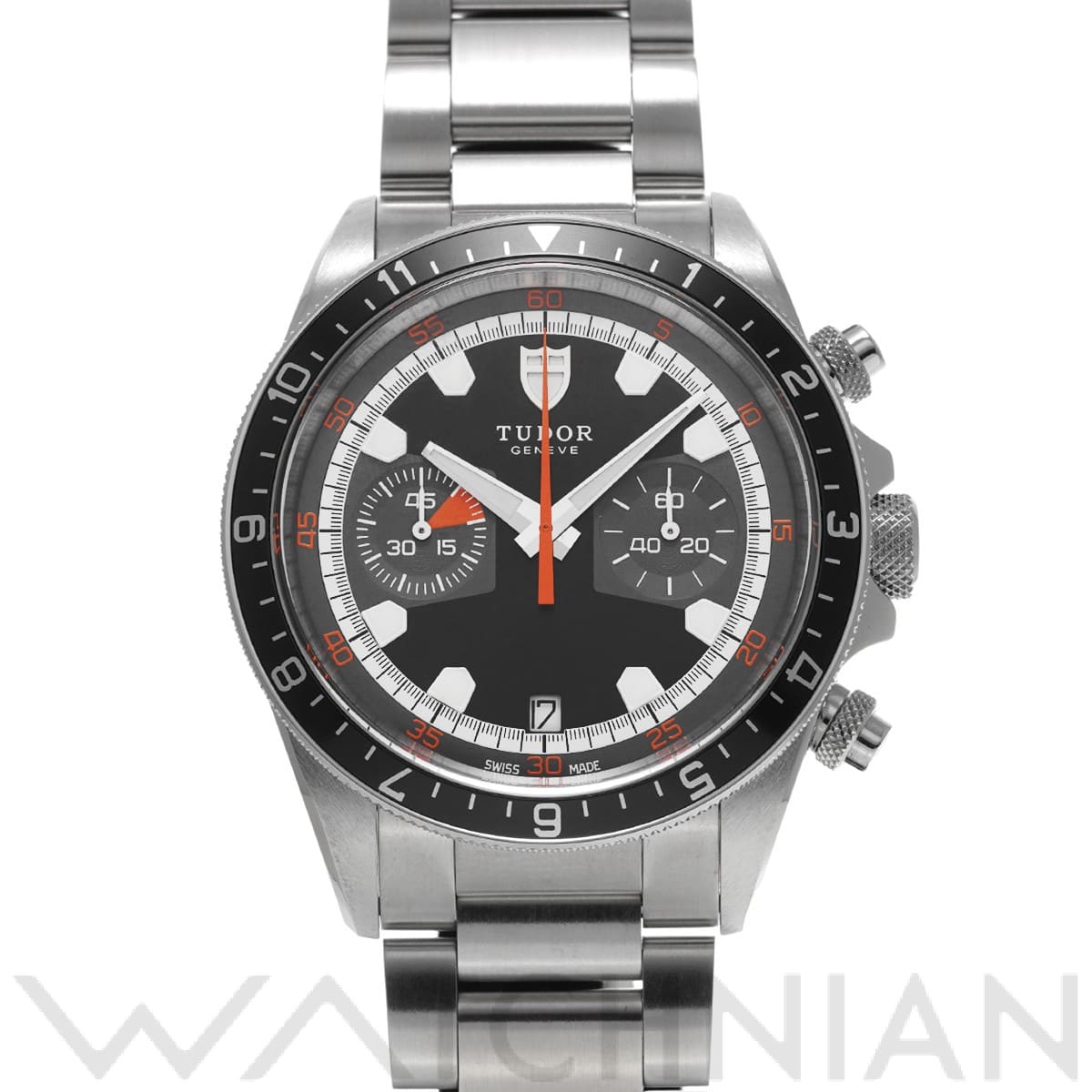 チューダー / チュードル / TUDOR ヘリテージ クロノ 70330N ブラック メンズ 時計 【中古】【wristwatch】