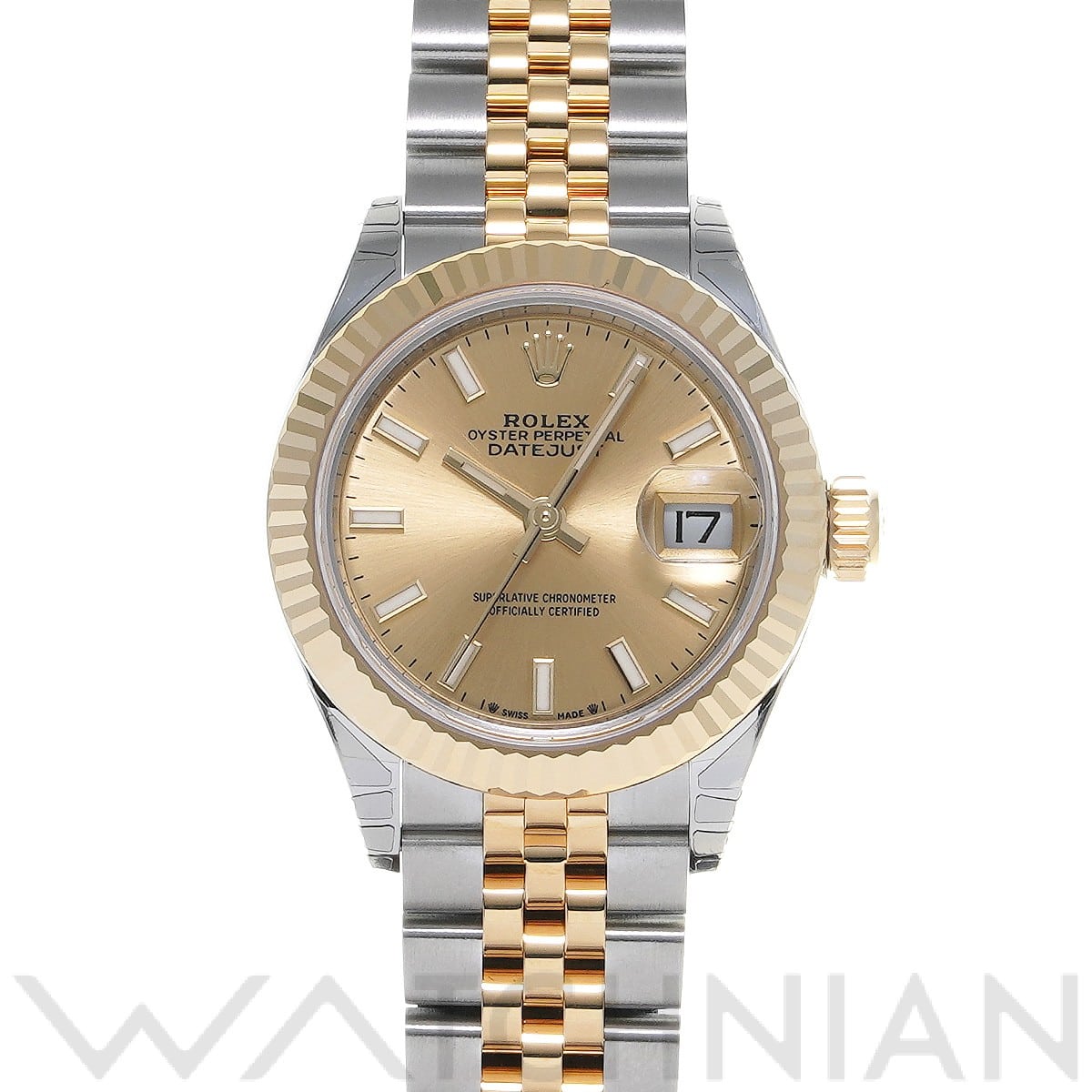 ロレックス レディ デイトジャスト 28 279173 シャンパン レディース 時計 【新品】【wristwatch】