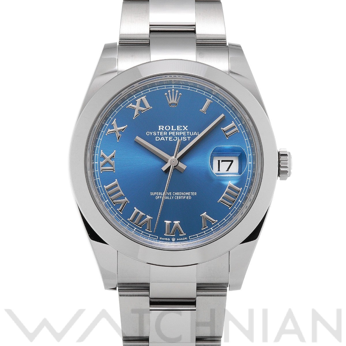 デイトジャスト 41 126300 ランダムシリアル アズーロブルー ロレックス ROLEX メンズ 【中古】